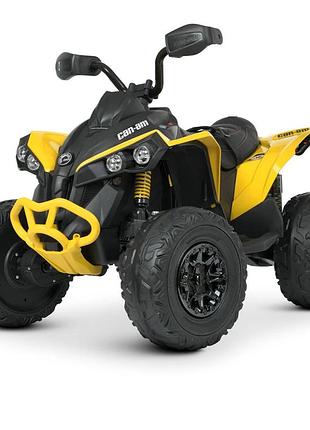 Дитячий електромобіль квадроцикл bambi m 5001eblr-6 жовтий