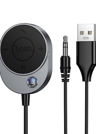 Аудіоресивер hoco e150 path car aux bluetooth receiver з кабелем (bt5.4, 1.5m)
