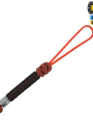 M-tac темляк scandinavian mannaz silver black&red