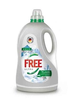 Гель для прання 5л alpine freshness white тм free