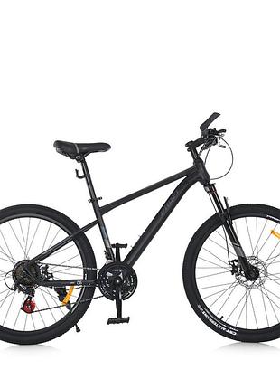Велосипед skd75 mtb 2605-1, 26 дюймов, стальная рама 16 sunrun 24sp черный