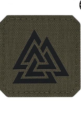 M-tac нашивка валькнут laser cut ranger green/black