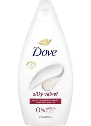 Гель для душу 450мл шовковистий оксамит тм dove