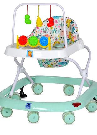 Ходунки детские m 0541c-10 с погремушками, музыкальная