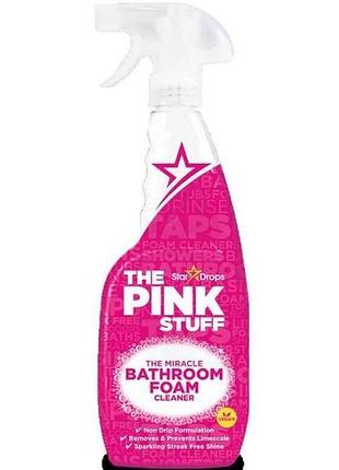 Піна для чищення ванних кімнат 750мл bathroom cleaner тригер тм the pink stuff