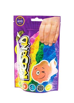 Кинетический песок "kidsand" ks-03-02 пакет 600 гр оранжевый