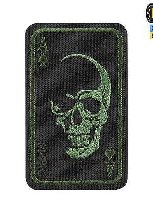 M-tac нашивка face of war (вишивка) black/olive