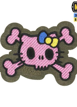 M-tac нашивка kitty (вышивка) pink/ranger green