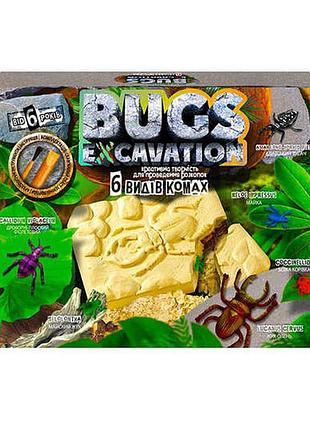 Детский набор для проведения раскопок "bugs excavation" жуки danko toys bex-01u укр bex-01-06u