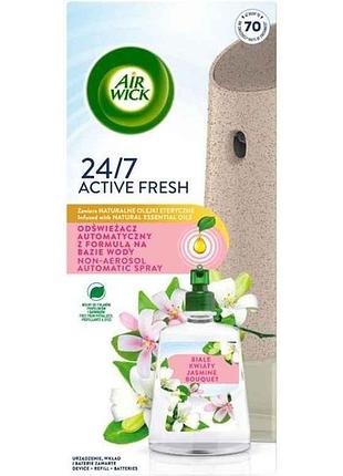 Автоматичний освіжувач повітря active freshфлакон 228мл квіти жасмину тм airwick