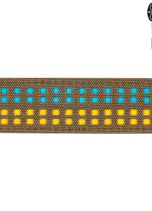 M-tac нашивка флаг украины 25х80 laser cut coyote/yellow/blue/gid
