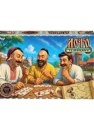 Настольная игра "чумацкое лото" dtg105 деревянные бочки, 90 шт