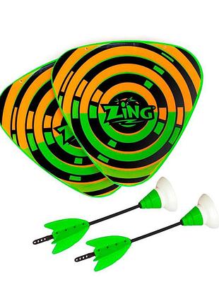 Набір для гри серії "air storm" zartz catch zing zg2552, 2 мішені і 1 стріла