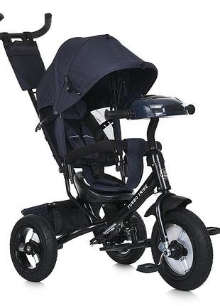 Велосипед дитячий триколісний mt 1006-9 темно-синій