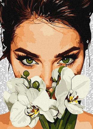 Картина за номерами "барвиста поезія: орхідея" ©art_selena_ua kho8596, 40х50 см