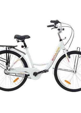 Велосипед 26 planer-3 venera 17 (білий) арт.203638 жв з корзиною тм spark