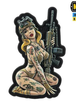 M-tac нашивка girl №5 pvc hooligan