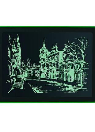 Lcd-планшет для рисования 8,5" lcd writing tablet green