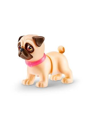 Интерактивный щенок игривый мопс pets alive 9530sq1-4 ходит виляет хвостиком