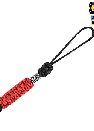 M-tac темляк loopy snake scandinavian silver black&red