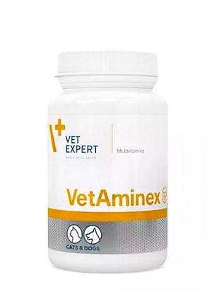 Vetexpert vetaminex витаминно-минеральный комплекс для кошек и собак, 60 шт