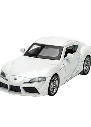 Модель автомобиля "toyota gr supra" 4357 масштаб 1:38 белый