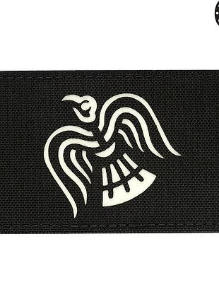 M-tac нашивка стяг крука laser cut black/gid