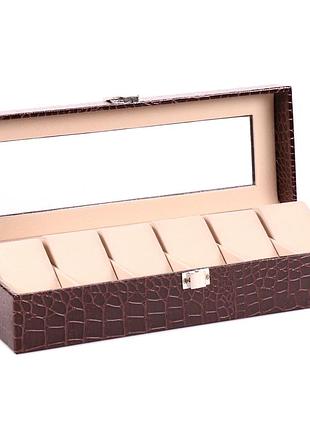 Шкатулка для хранения часов craft 6pu.croc.br
