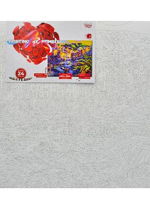 Картина по номерам "город у реки" danko toys kpne-40х50-02-05 40x50 см