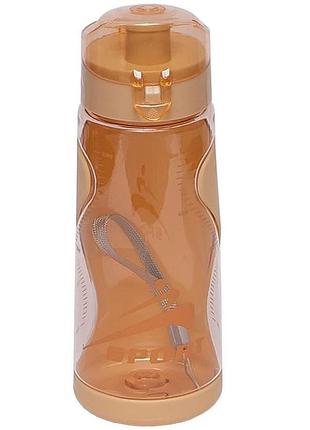 Бутылка для воды "цилиндр" 6907(orange) оранжевый 0,5 л