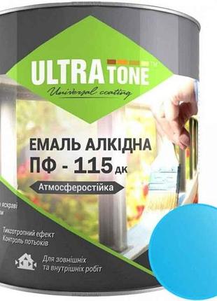 Эмаль алкидная пф-115 голубой 2,8кг тм ultra tone
