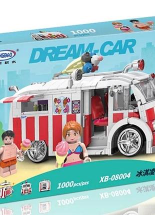 Конструктор xingbao xb-08004 moc фургон с мороженым, 1000 элемента