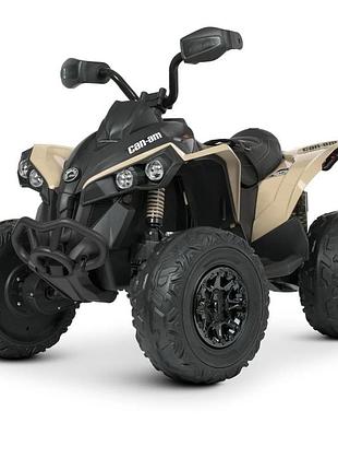 Дитячий електромобіль квадроцикл bambi m 5001eblr-13 бежевий