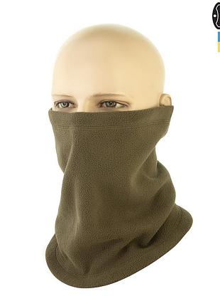 M-tac шарф-труба elite короткий із затягуванням фліс (320 г/м2) dark olive