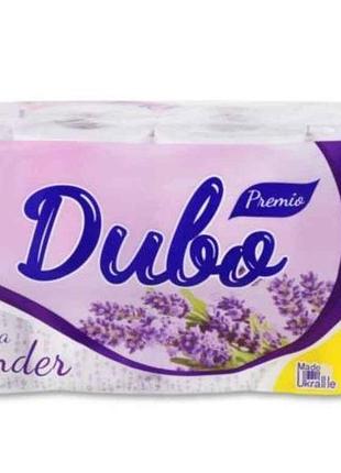 Туалетная бумага 8шт 3слоя на гильзе toskana lavender тм дыво