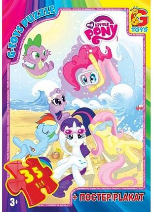 Дитячий пазл "my little pony" mlp006 постер 35 елементів
