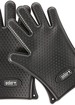 Cиликонові рукавиці для гриля weber 7017 код: 009989