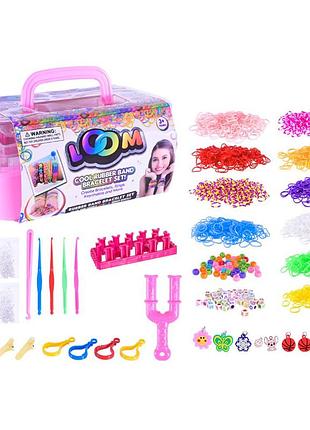 Набір бісеру для виготовлення креативних аксесуарів 16204(pink)