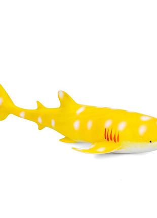 Игровая фигурка океанского обитателя "зебровая акула" hy6777-4(yellow) 30 см