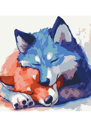 Картина за номерами "дика ніжність" ©arttem_illustration 11710-ac 30х40 см