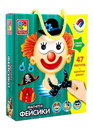 Детская настольная игра "фейсики" vt3702-15 на магнитах