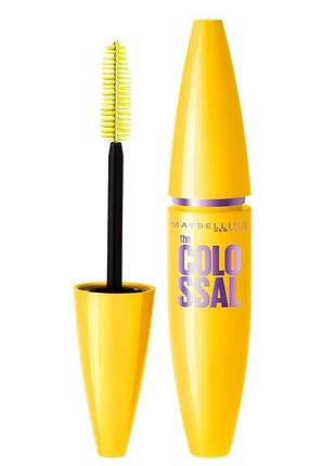 Туш для вій maybelline colossal volum express noir glamour glam black