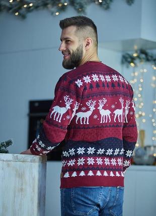 Мужские свитеры с оленями,красивые свитеры на подарок и для себя.2 фото
