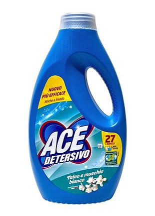 Гель для стирки ace detersivo talco e muschio bianco 27 ​​циклов 1350 мл