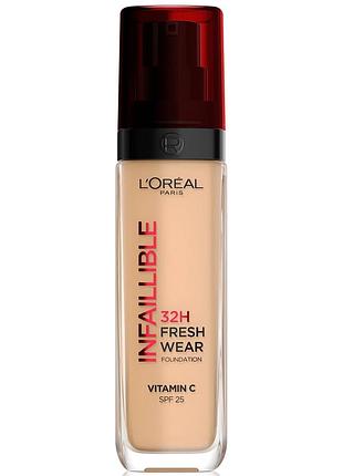 Тональный крем l'oreal paris infallible 24h fresh wear foundation 220 sand