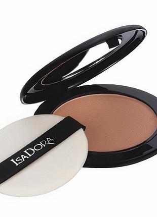Жироабсорбуюча компактна пудра isadora oil control compact powder 61 - dark honey
