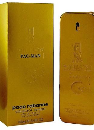 Мужские духи paco rabanne 1 million x pac-man (пако рабан 1 миллион пакман) туалетная вода 100 ml/мл