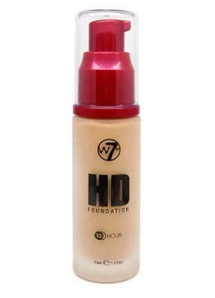 Тональний крем w7 high definition foundation sand beige