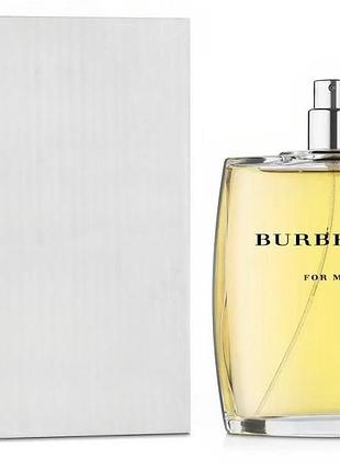 Мужские духи burberry burberry for men tester (барбери барбери фо мен) туалетная вода 100 ml/мл тестер