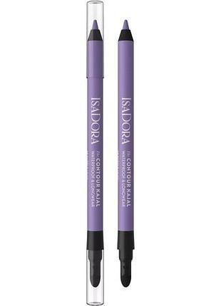 Карандаш для глаз isadora the contour kajal waterproof & longwear 68 - purple lilac